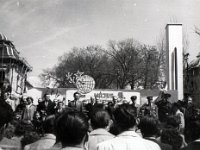 ALBUM 1958 021  1958 Május 1. Ünnepi gyűlés - Aszód, Szabadság tér.